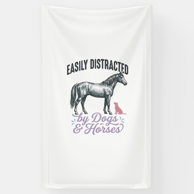 Banderoles Conception de chemise facilement distrait par les  (Vertical)