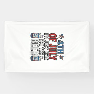 Banderoles Conception de chemise patriotique vintage de bière