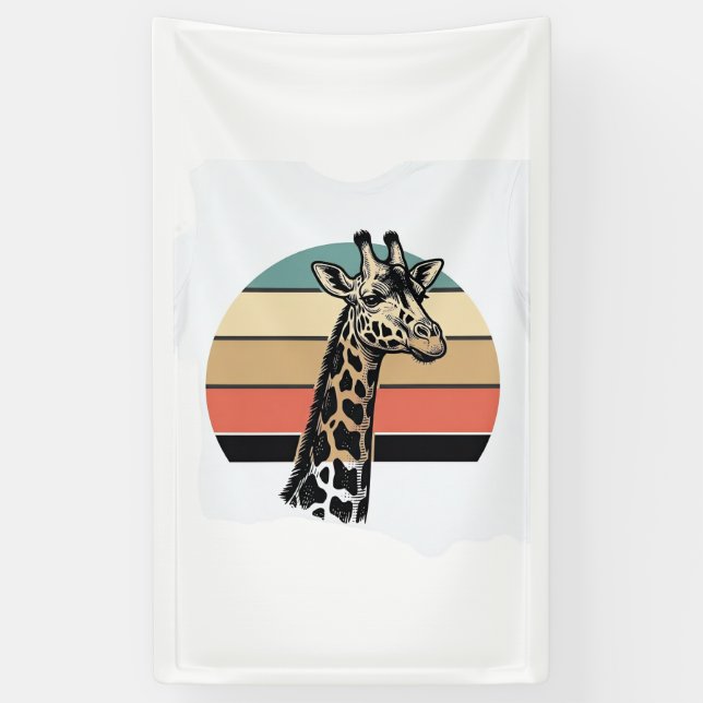 Banderoles Conception de chemise vectorielle Safari Coucher d (Vertical)