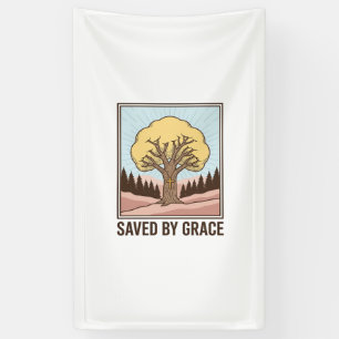Banderoles Conception de chemise vintage Saved by Grace Chris