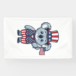 Banderoles Conception de chemise vintage vecteur koala patrio