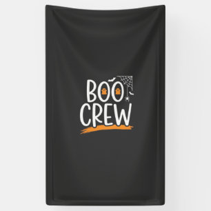 Banderoles Conception de fantôme Halloween Boo Crew_1