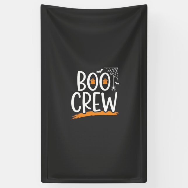Banderoles Conception de fantôme Halloween Boo Crew_1 (Vertical)