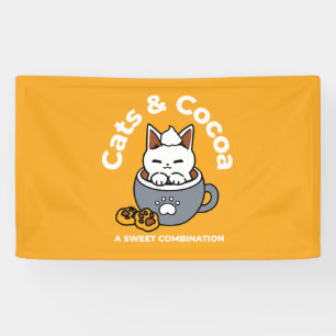 Banderoles Conception de Mug de vacances avec Cosy Cat et Paw