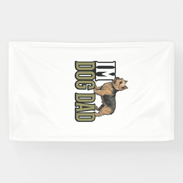 Banderoles Conception de t-shirt avec gravure de terrier pour (Horizontal)