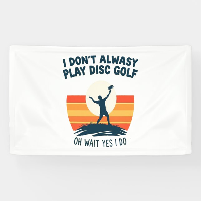 Banderoles Conception de T-shirt Disk Golf Lover (Horizontal)