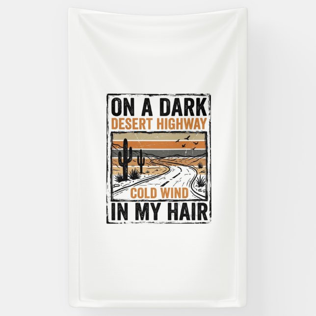 Banderoles Conception de T-Shirt Graphique de Vent d'autorout (Vertical)