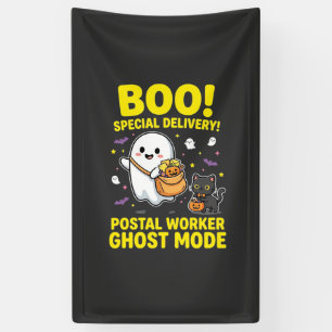 Banderoles Conception d'Halloween pour les travailleurs posta