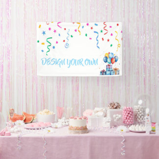 Banderoles Concevez Votre Propre Anniversaire