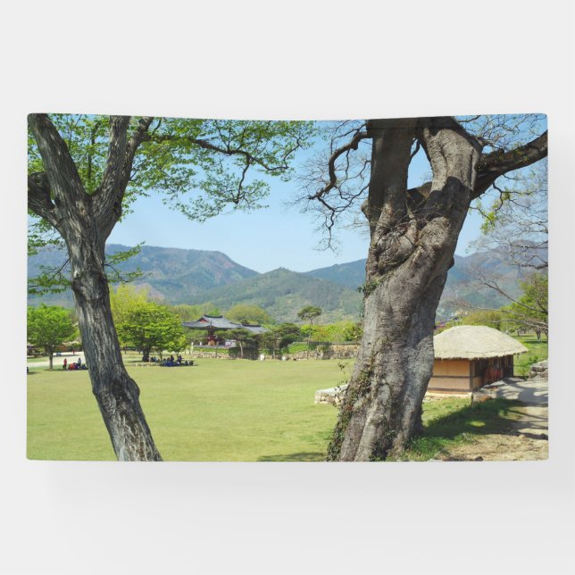 Banderoles Conçu avec une photographie de la Corée du Sud, Im (Horizontal)