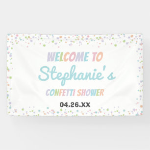 Banderoles Confettis Colorés Mignon Petit Bébé Sprinkle Showe
