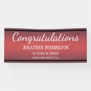 Banderoles Congés de retraite Années de service