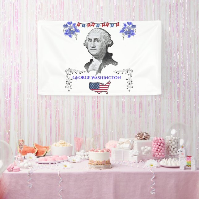 Banderoles Contribution de Washington (Fête)