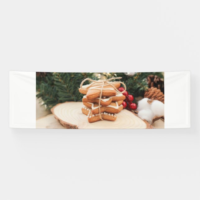Banderoles Cookies de pain d'épices (Horizontal)
