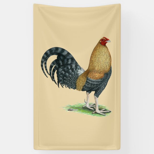 Banderoles Coq Dom ou Crele (Vertical)