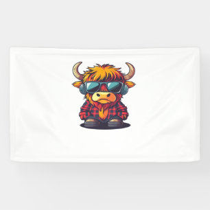 Banderoles Coquette Highland Cow Bubblegum Tshirt Design, Hol