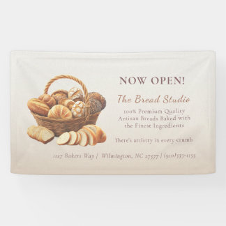 Banderoles Corbeille de pain artisanal