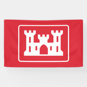 Banderoles Corps des ingénieurs américains DOD Military