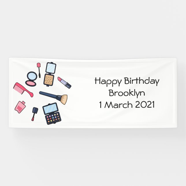 Banderoles Cosmétique / maquillage illustration (Horizontal)