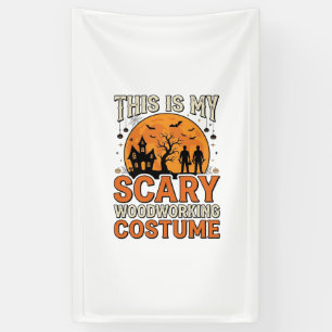 Banderoles Costume de menuiserie effrayant Halloween Design V