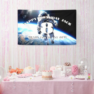 Banderoles Costume spatial astronaute anniversaire explosion 