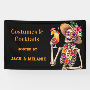 Banderoles Costumes et Cocktails Soirée Adulte Halloween