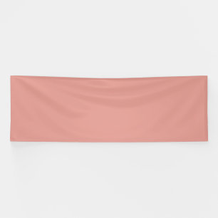 Banderoles Couleur rose flamant simple pastel