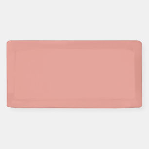 Banderoles Couleur rose flamant simple pastel