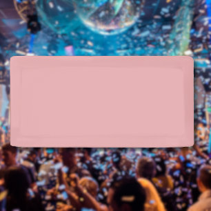 Banderoles Couleur solide rose Rose Classique Élégant