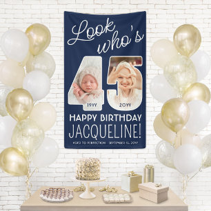 Banderoles Couleurs DIY • Joyeux 45e Anniversaire 2 Photos