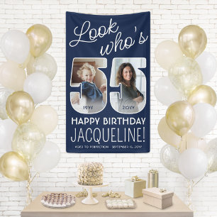 Banderoles Couleurs DIY • Joyeux 55e Anniversaire 2 Photos