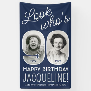 Banderoles Couleurs DIY • Joyeux Anniversaire 90 ans 2 Photo