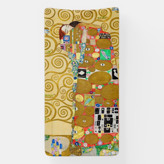 Banderoles Couple nouveau Gustav Klimt Accomplissement (Verticale)