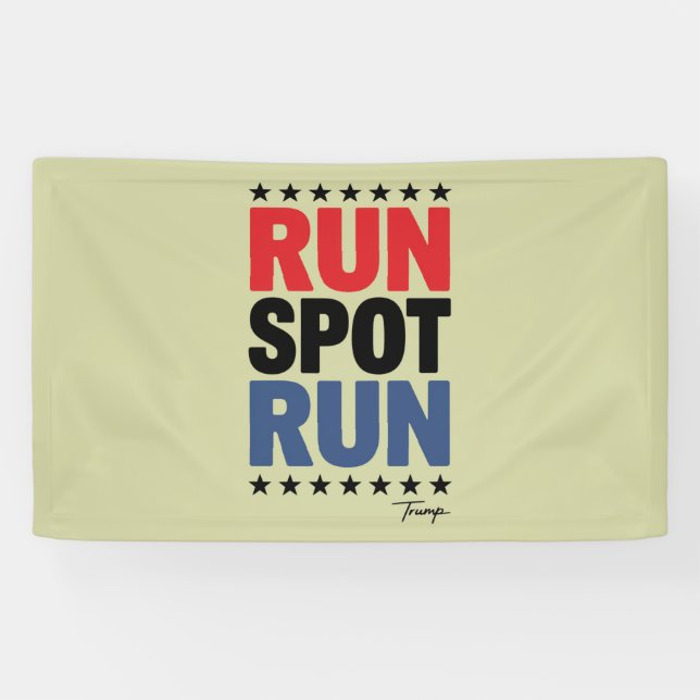 Banderoles Courir Spot Courir Trump 2024 (Horizontal)