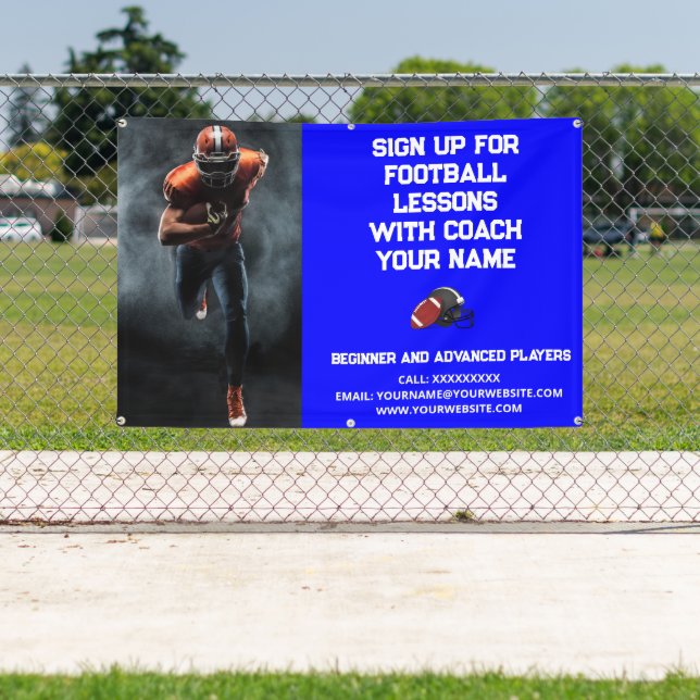 Banderoles Cours d'entraîneur de football sur mesure Cours d' (Insitu)