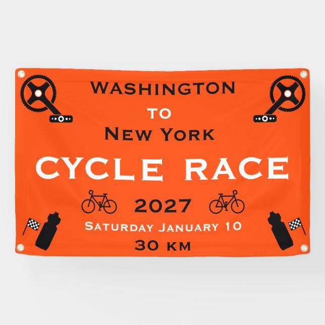 Banderoles Course Cycliste (Horizontal)
