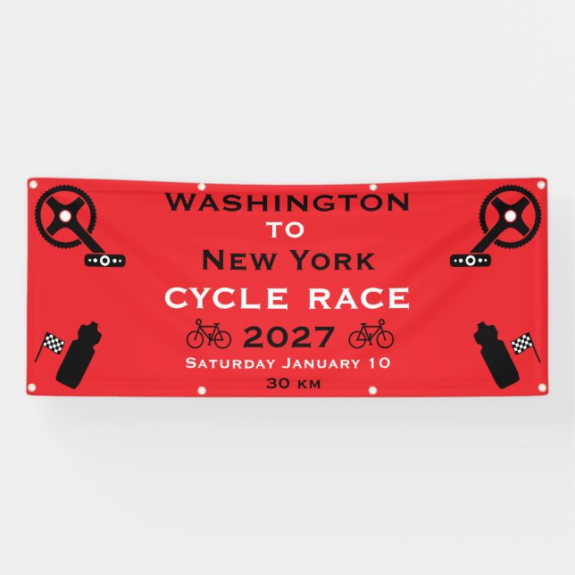 Banderoles Course cycliste (Horizontal)