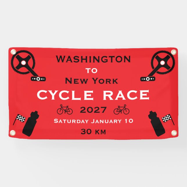 Banderoles Course Cycliste (Horizontal)
