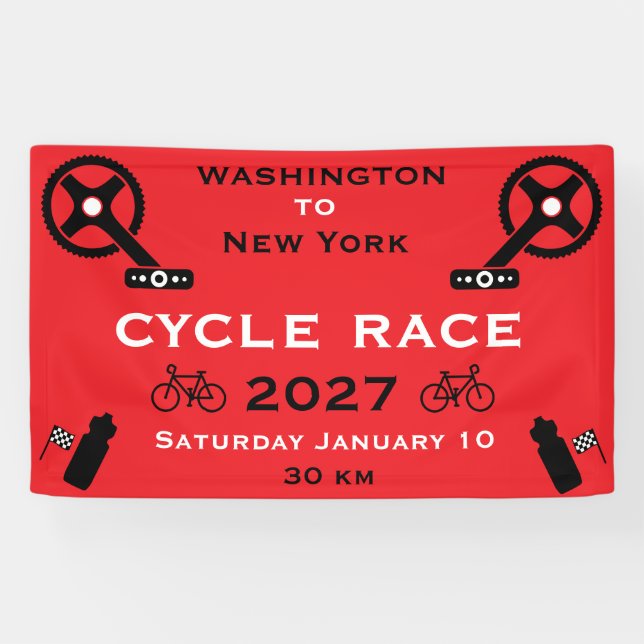 Banderoles Course cycliste (Horizontal)