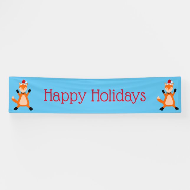 Banderoles Coutume Noël Fox Custom (Horizontal)
