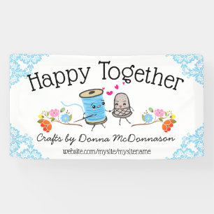 Banderoles couture fil aiguille charpente artisanat montre ca