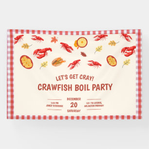 Banderoles Crawfish Boil Party fête de pique-nique