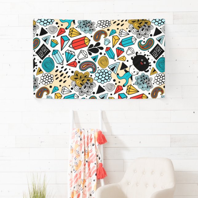 Banderoles Crazy head (En situation)