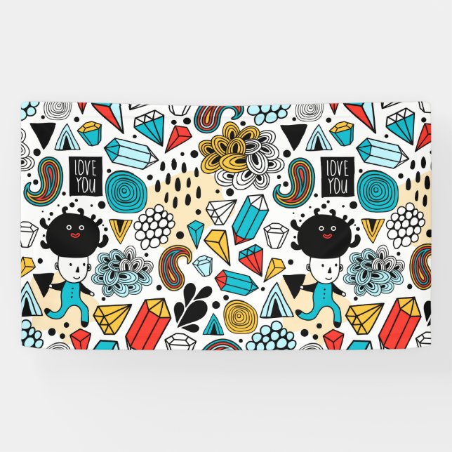 Banderoles Crazy head (Horizontal)