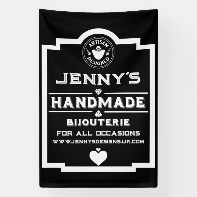 Banderoles Créateur de bijoux (Verticale)