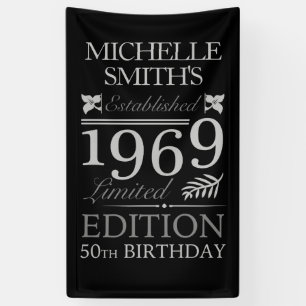 Banderoles Créé en 1969 50e anniversaire