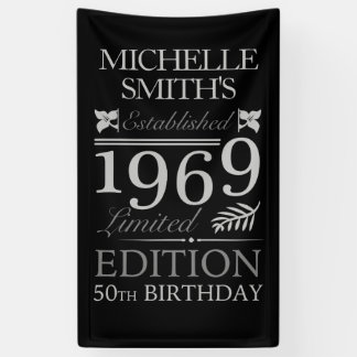 Banderoles Créé en 1969 50e anniversaire