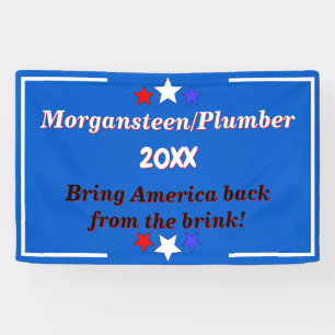 Banderoles Créer une campagne de candidat politique personnal