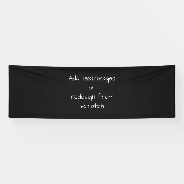 Banderoles Créer votre propre Customisé (Horizontal)