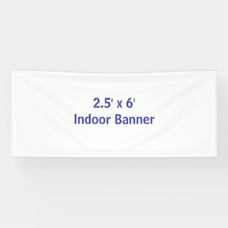 Banderoles Créez votre propre 2,5' x 6'